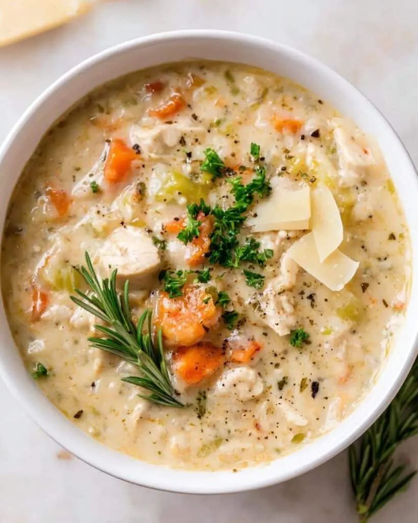 Creamy Chicken and Rice Soup Recipe