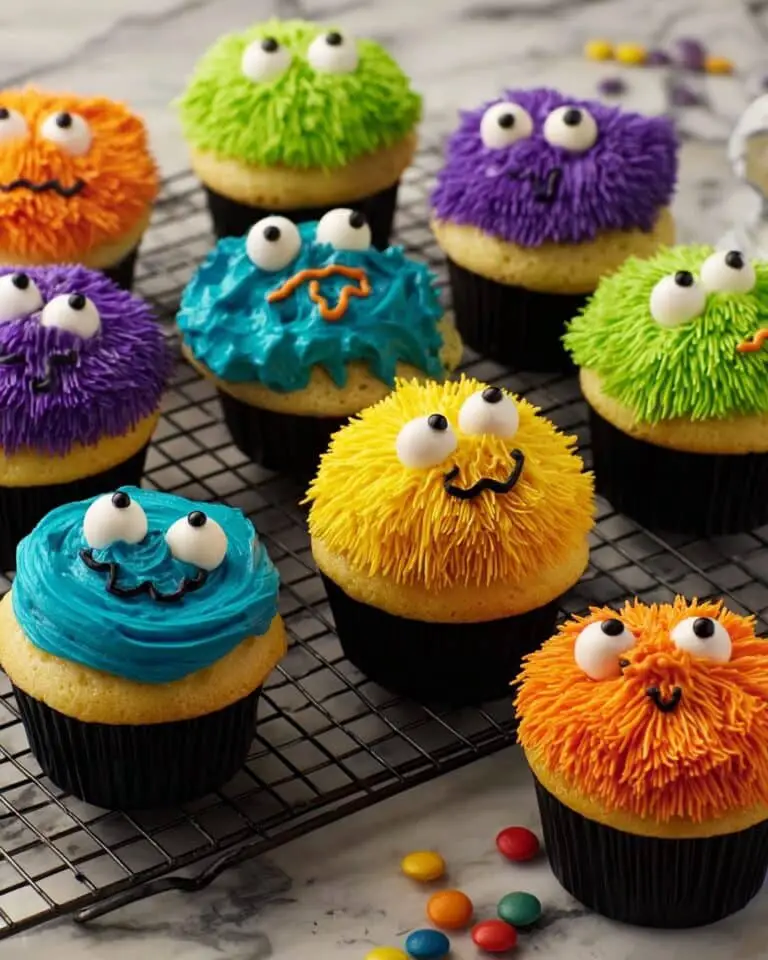 Scary Monster Cupcakes Recipe