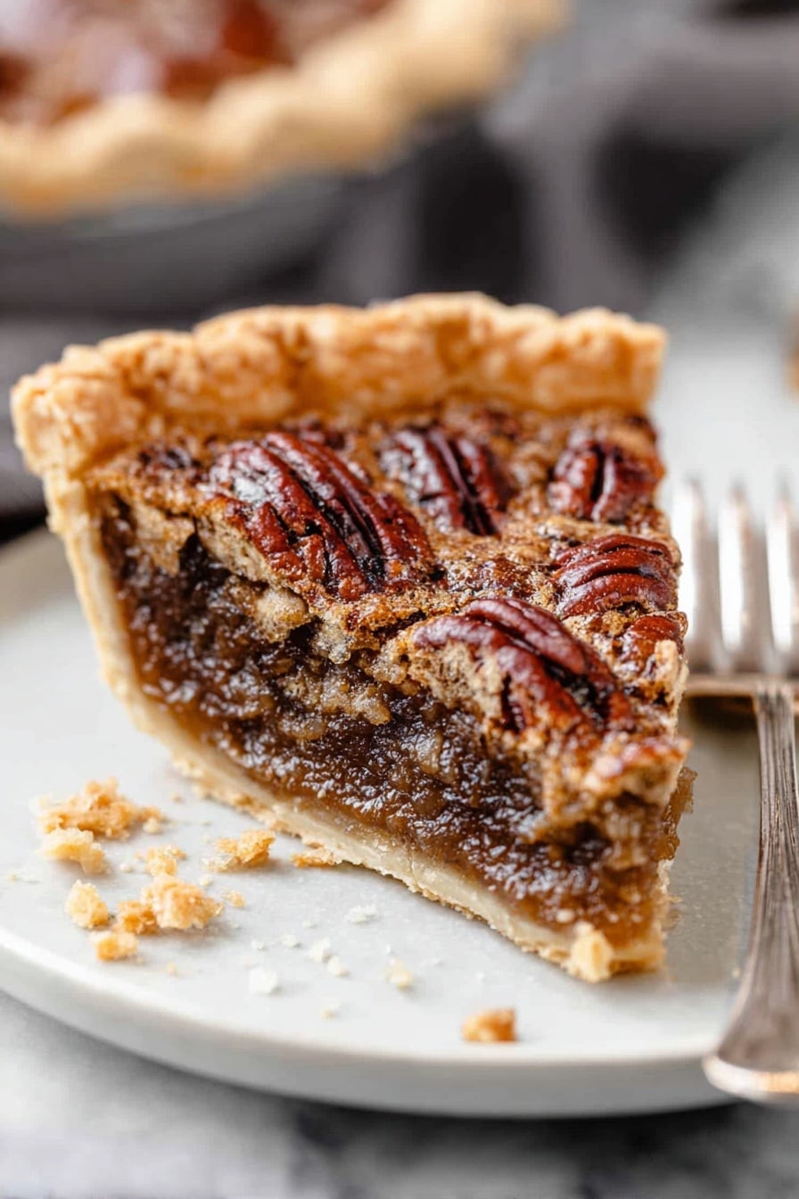 Classic Pecan Pie Recipe - Serving