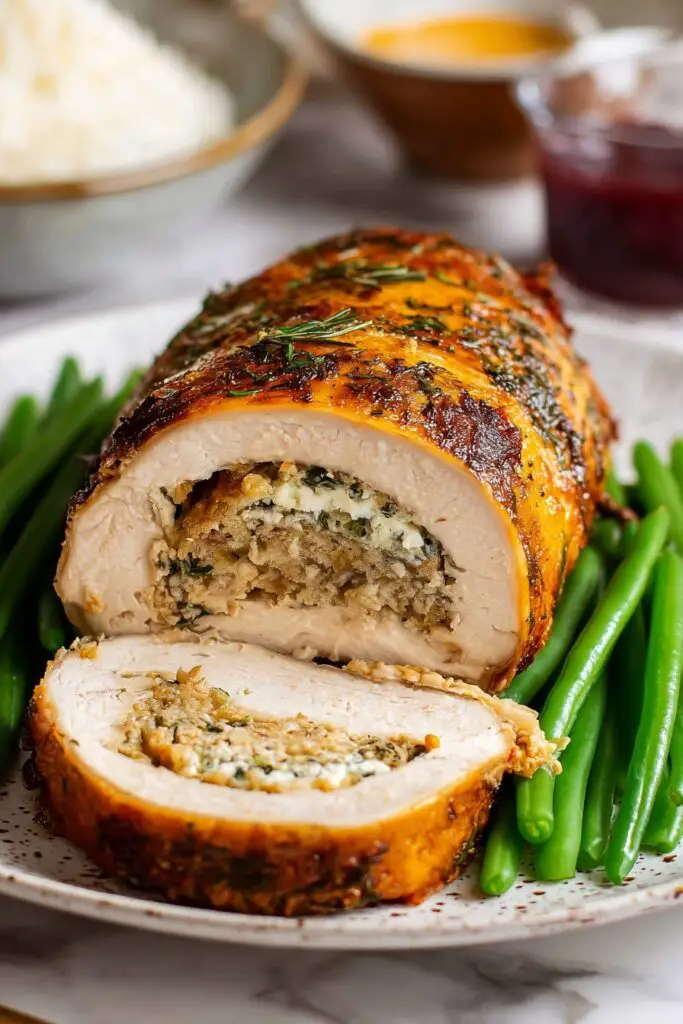 Vegan Turkey Roast with Seitan and Stuffing Recipe