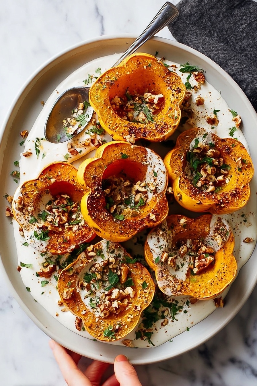 Roasted Honeynut Squash with Whipped Ricotta Recipe - Serving