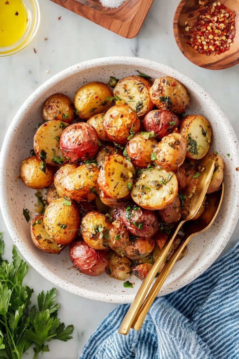 Oven Roasted Potatoes with Lemon Dressing Recipe