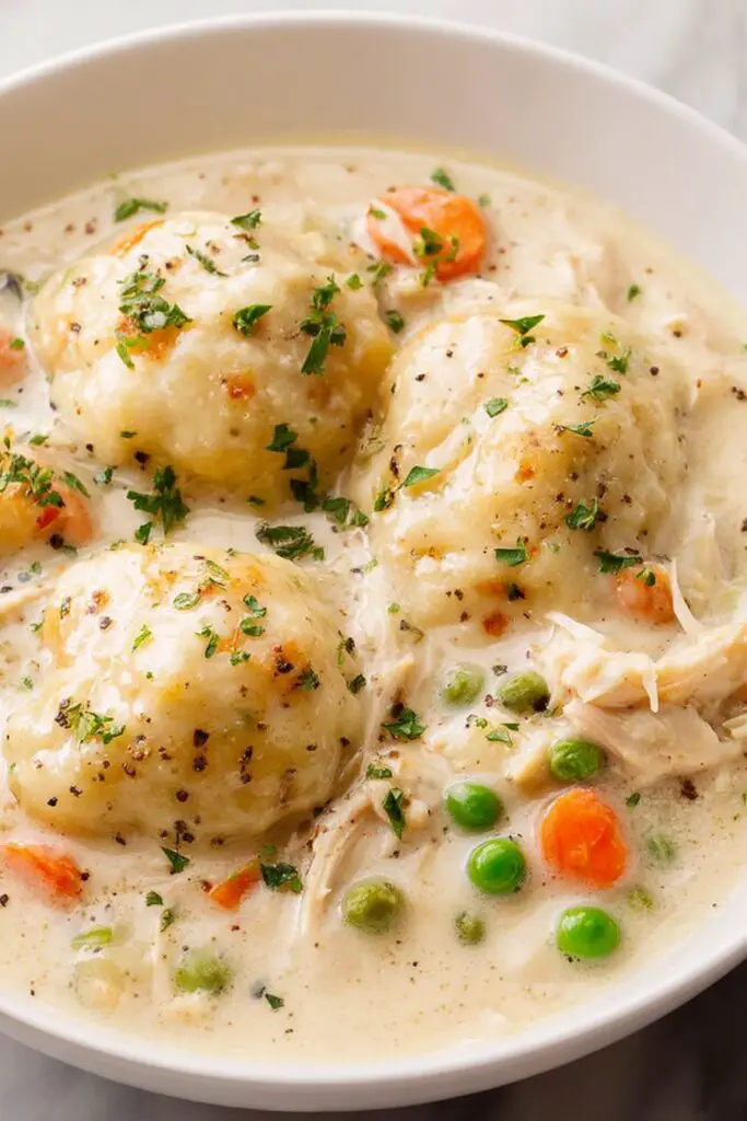 Chicken and Dumplings Variations in the Slow Cooker Recipe
