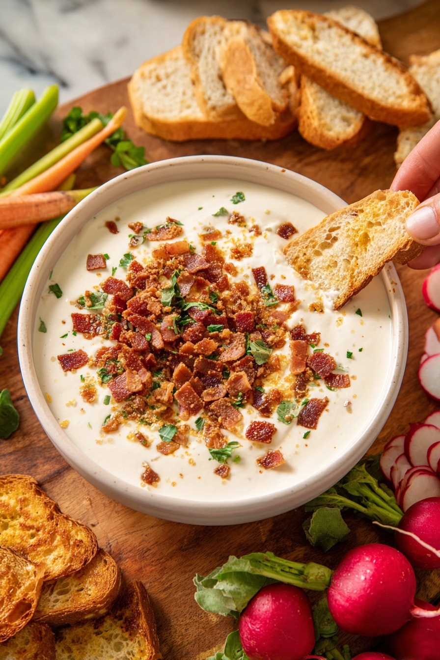Whipped Goat Cheese with Crispy Pancetta, Toasted Panko, and Parsley Recipe - Recipe Step