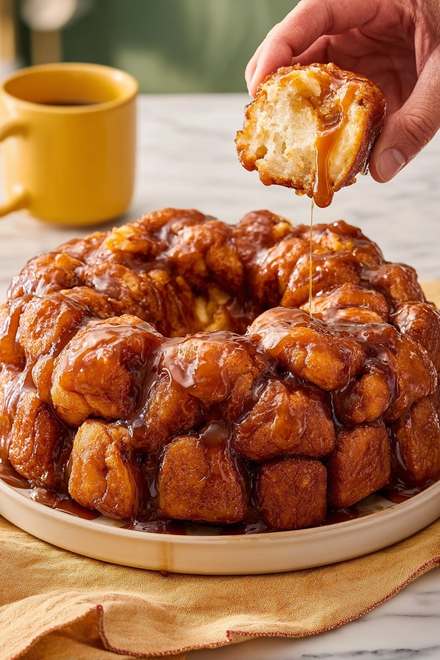 Pumpkin Spice Monkey Bread Recipe - Serving