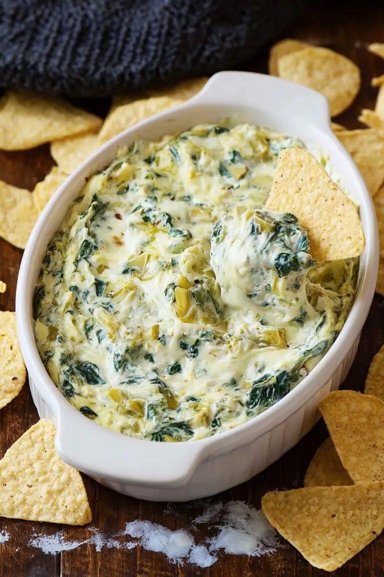 Creamy Spinach Artichoke Dip Recipe