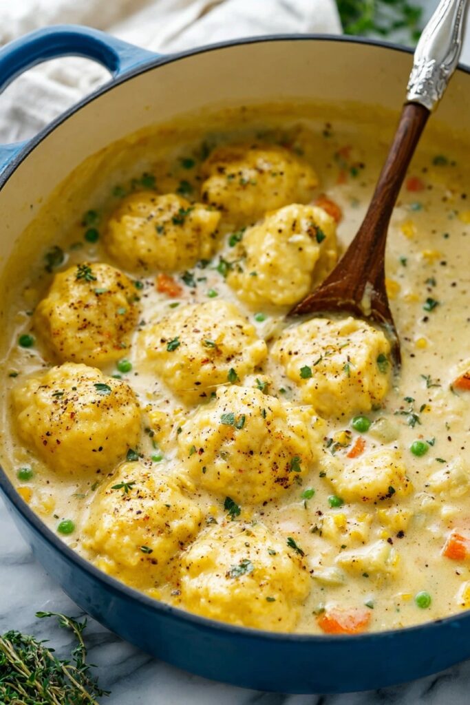 Creamy Chicken and Dumplings Recipe