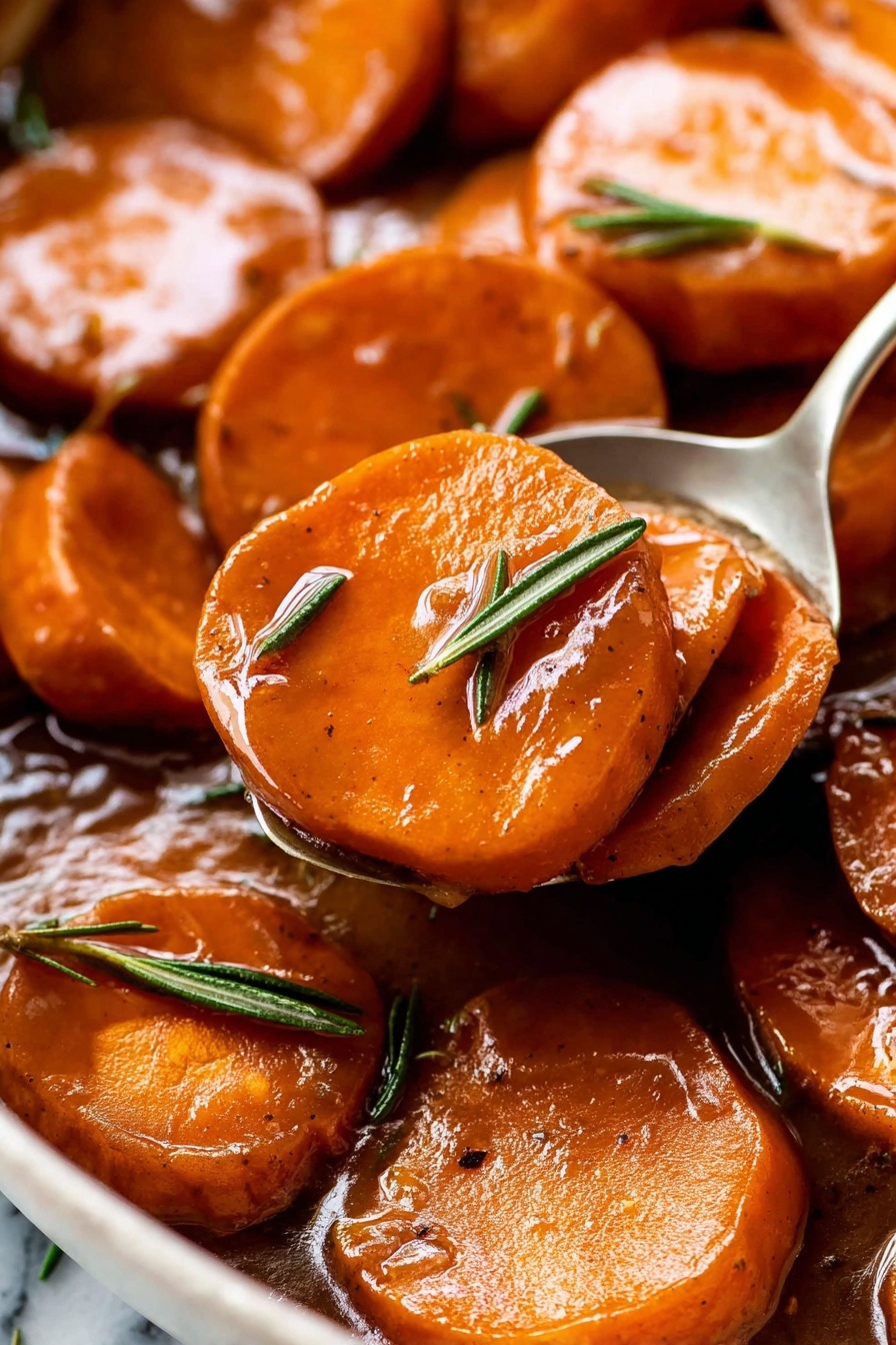 Candied Sweet Potatoes Recipe - Serving