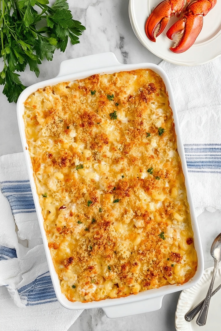 Lobster Mac and Cheese Recipe - Serving