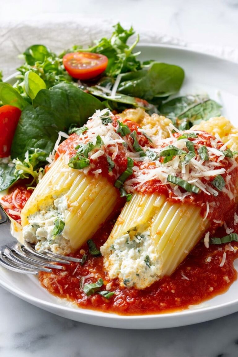 Cheese Manicotti Recipe