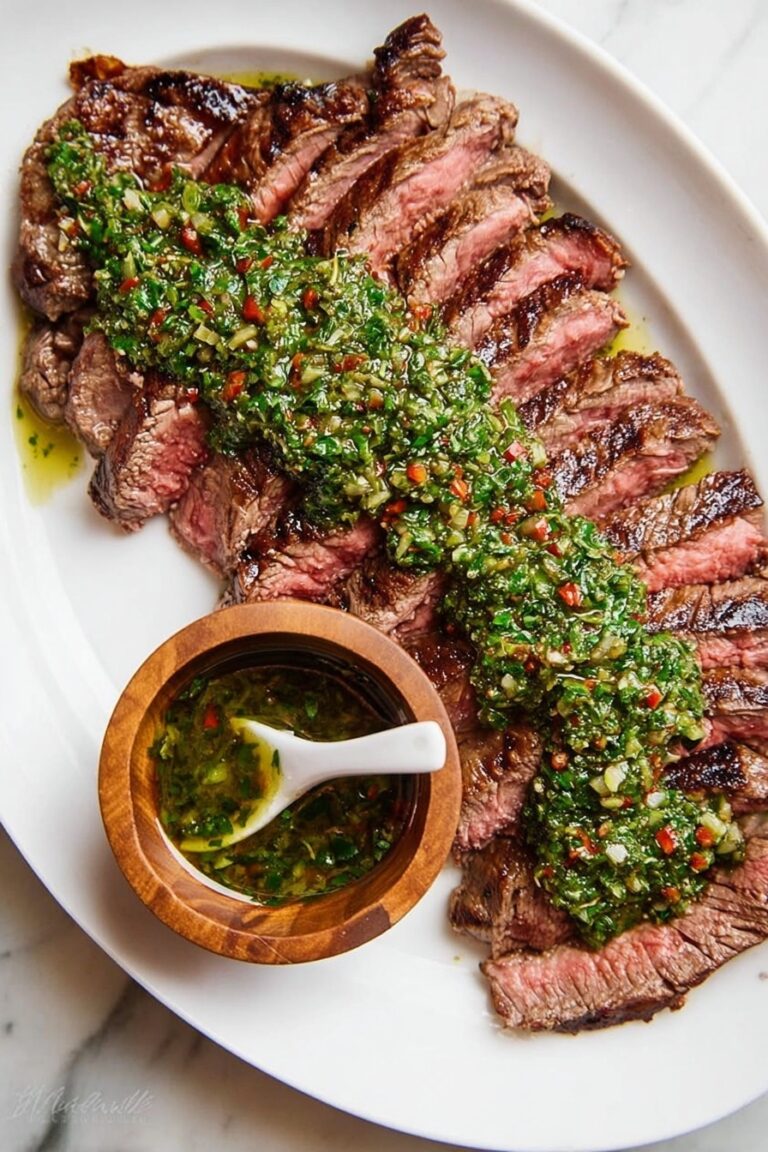Chimichurri Flank Steak Recipe