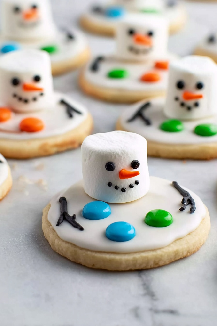 Melted Snowman Cookies Recipe - Serving