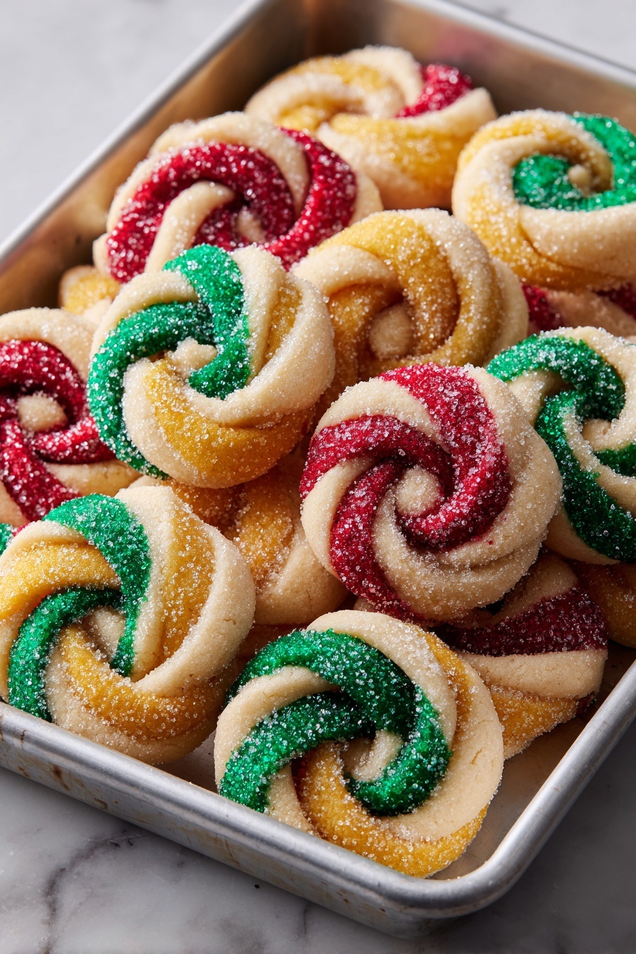 Festive Christmas Cookies with Bright Icing Recipe - Serving