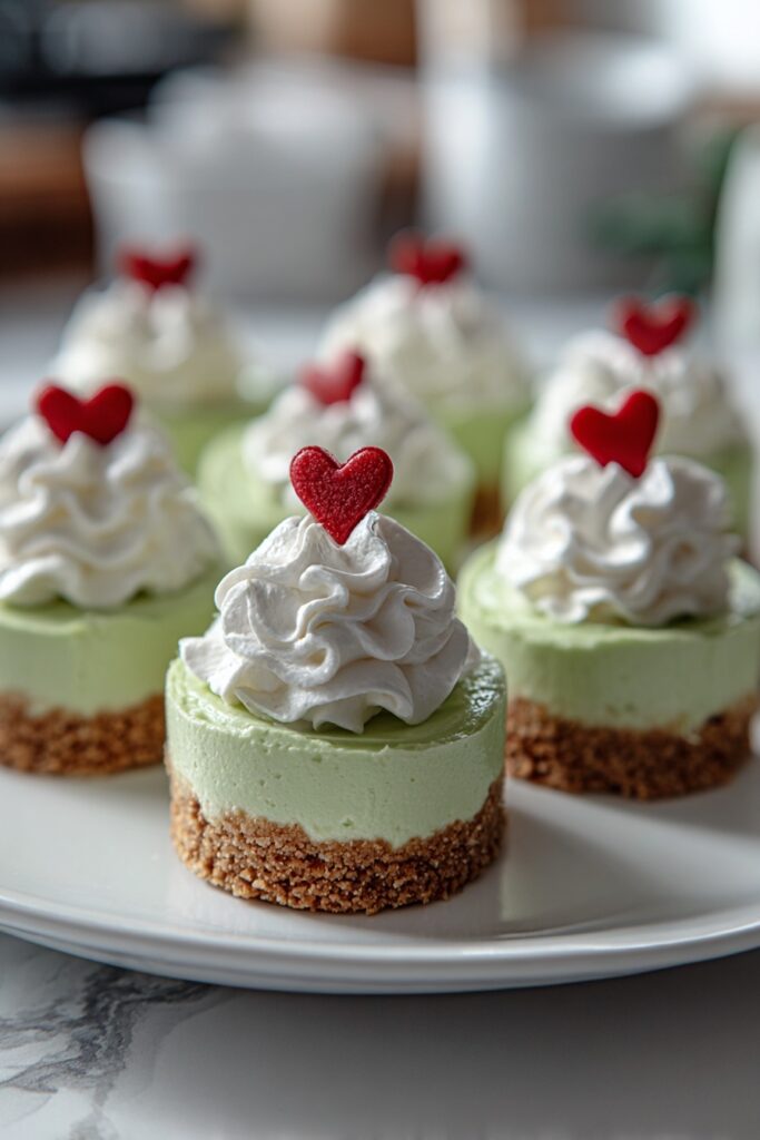 Grinch Green Mini Cheesecakes Recipe