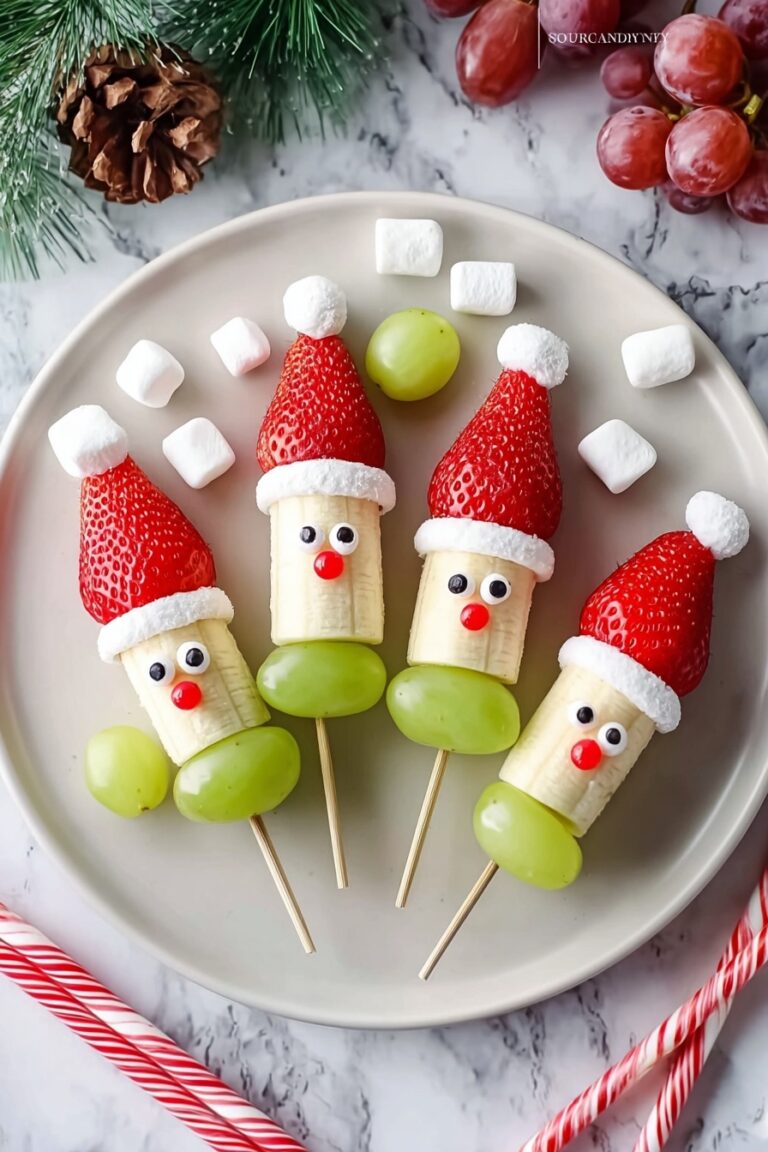 Festive Fruit Kabobs for Christmas Recipe