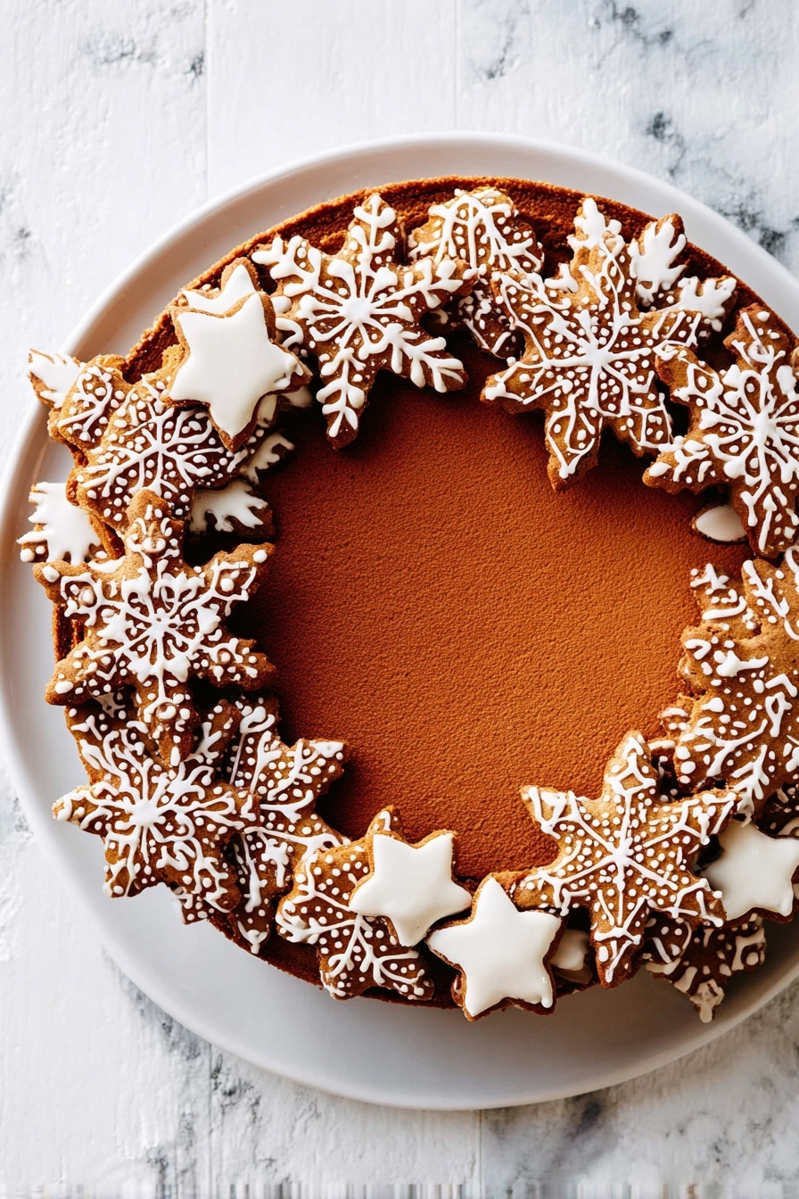 Chocolate Gingerbread Caramel Pie Recipe - Serving