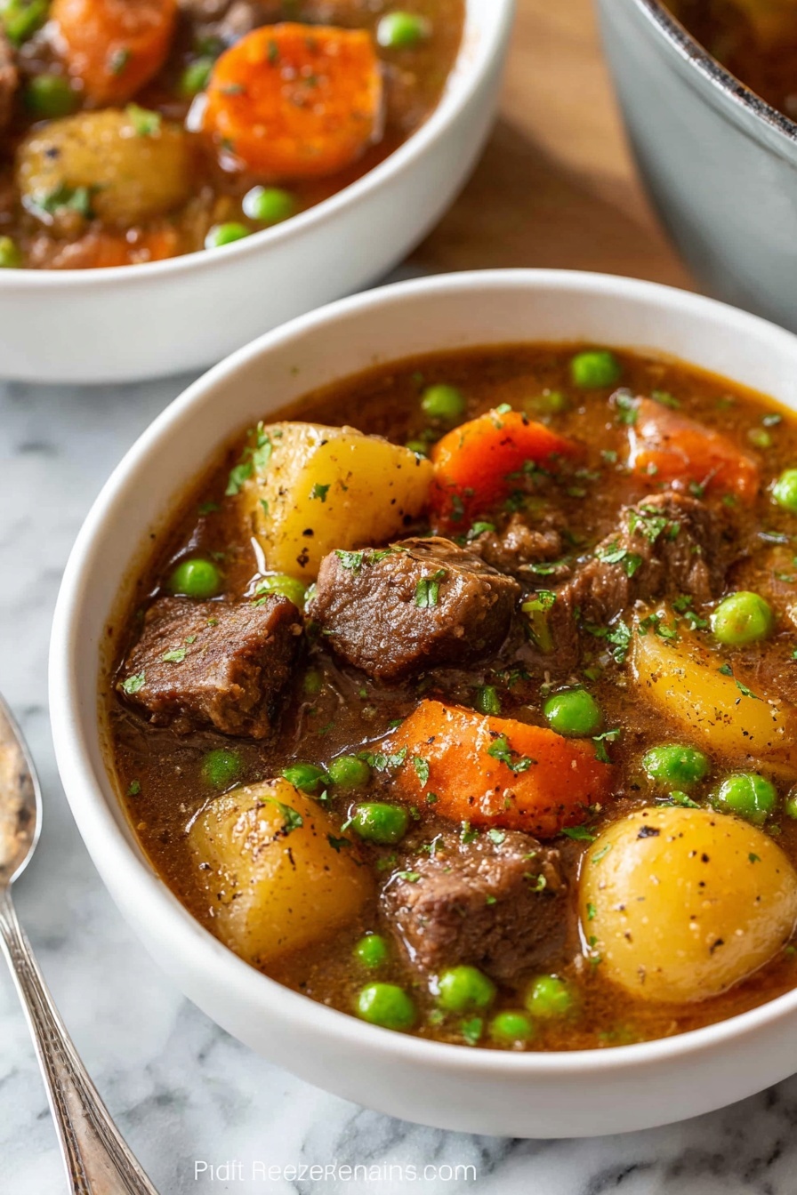 Hearty Beef Stew Recipe - Serving
