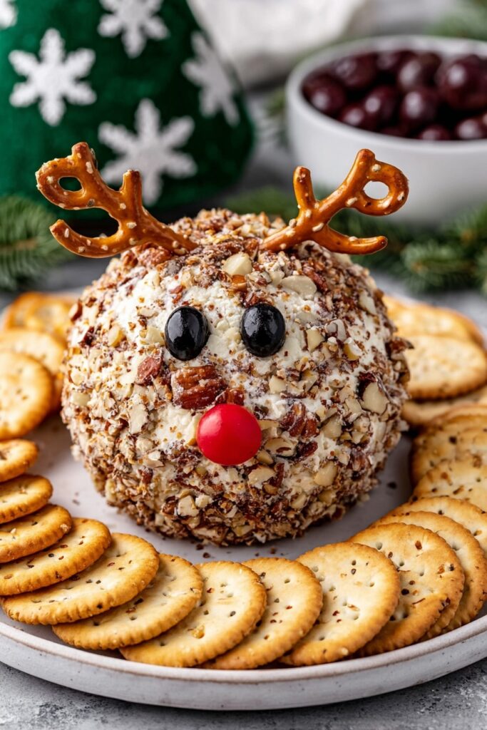 Festive Reindeer Cheese Ball Recipe