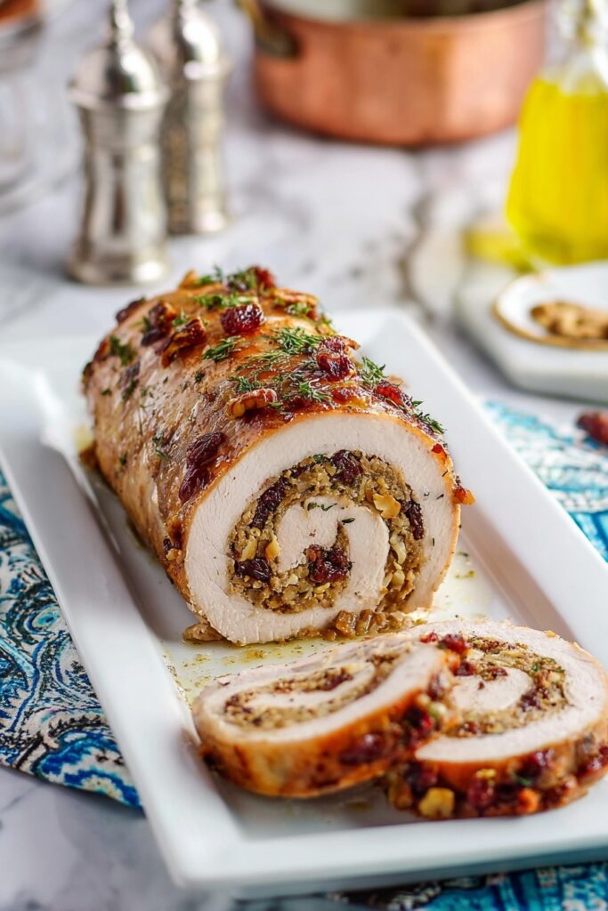 Apple Bacon Stuffed Pork Loin Recipe