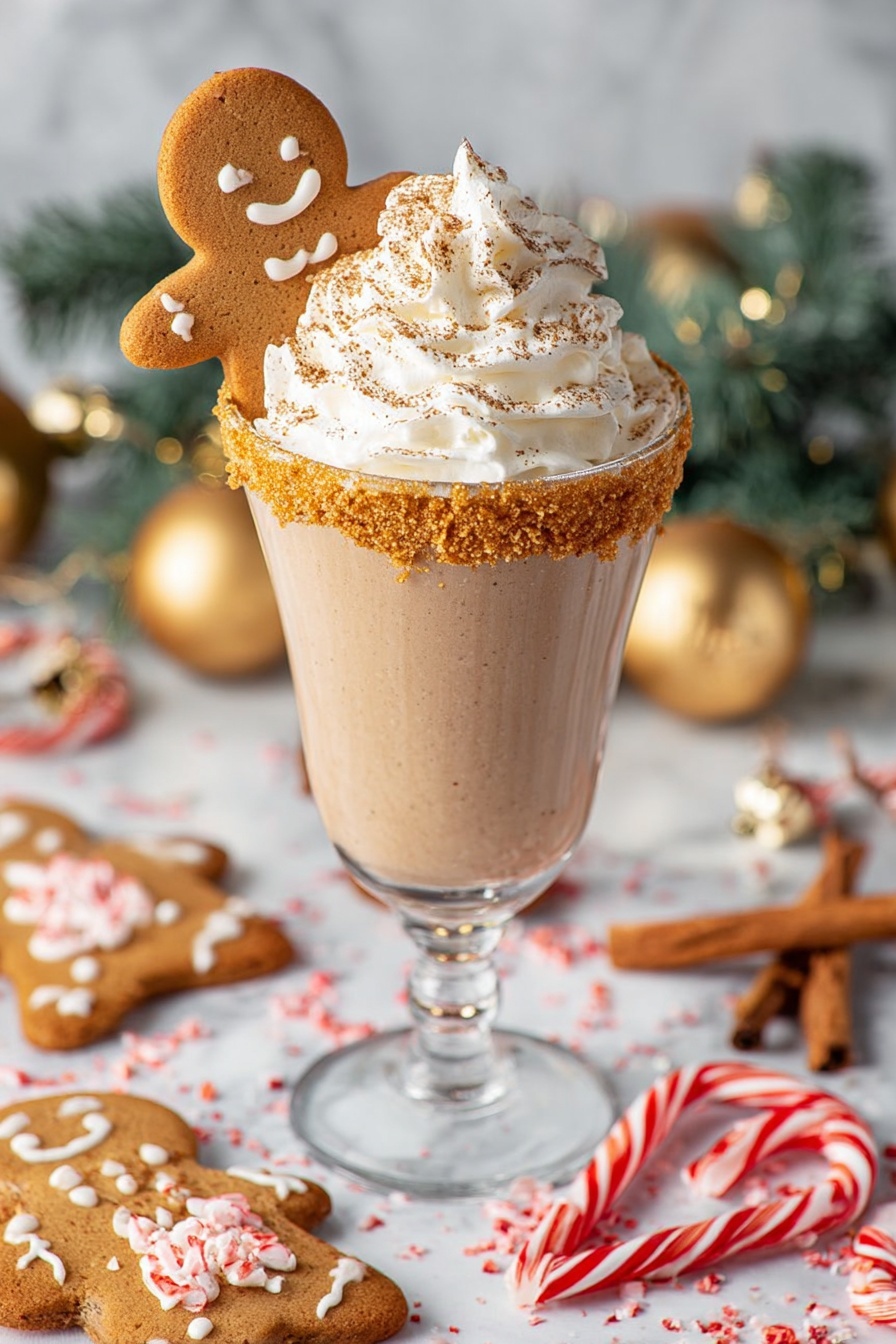 Gingerbread Martini Recipe - Serving