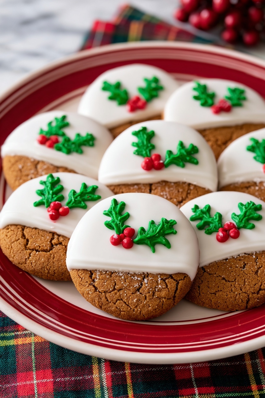 White Chocolate Ginger Cookies Recipe - Serving