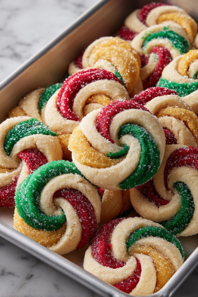 Festive Christmas Cookies with Bright Icing Recipe
