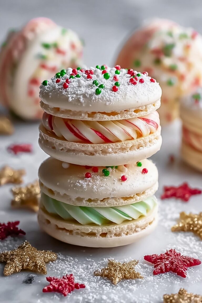 Christmas Tree Macarons Recipe