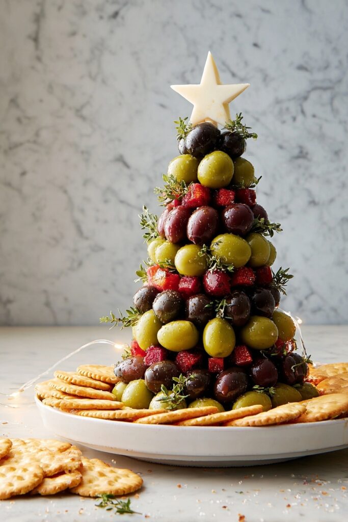 Christmas Antipasto Cheese Ball Tree Recipe