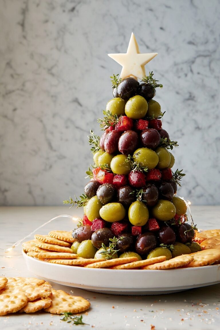 Christmas Antipasto Cheese Ball Tree Recipe