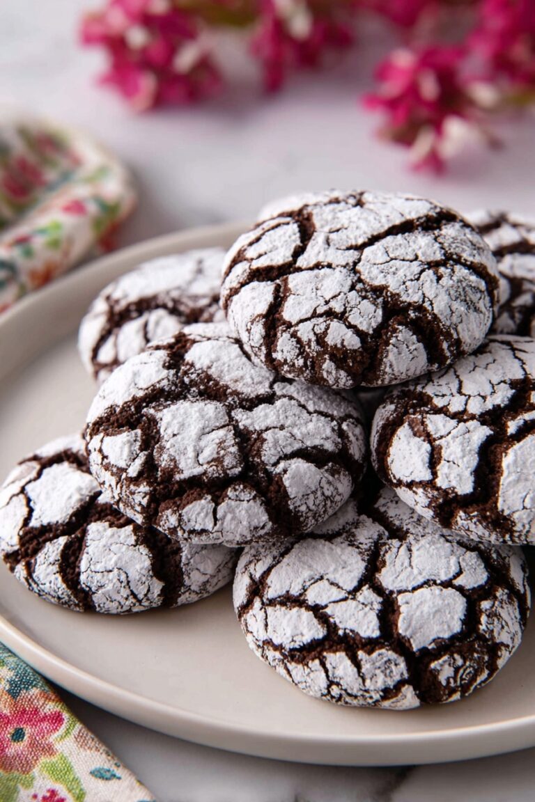 Chocolate Crinkle Cookies Recipe