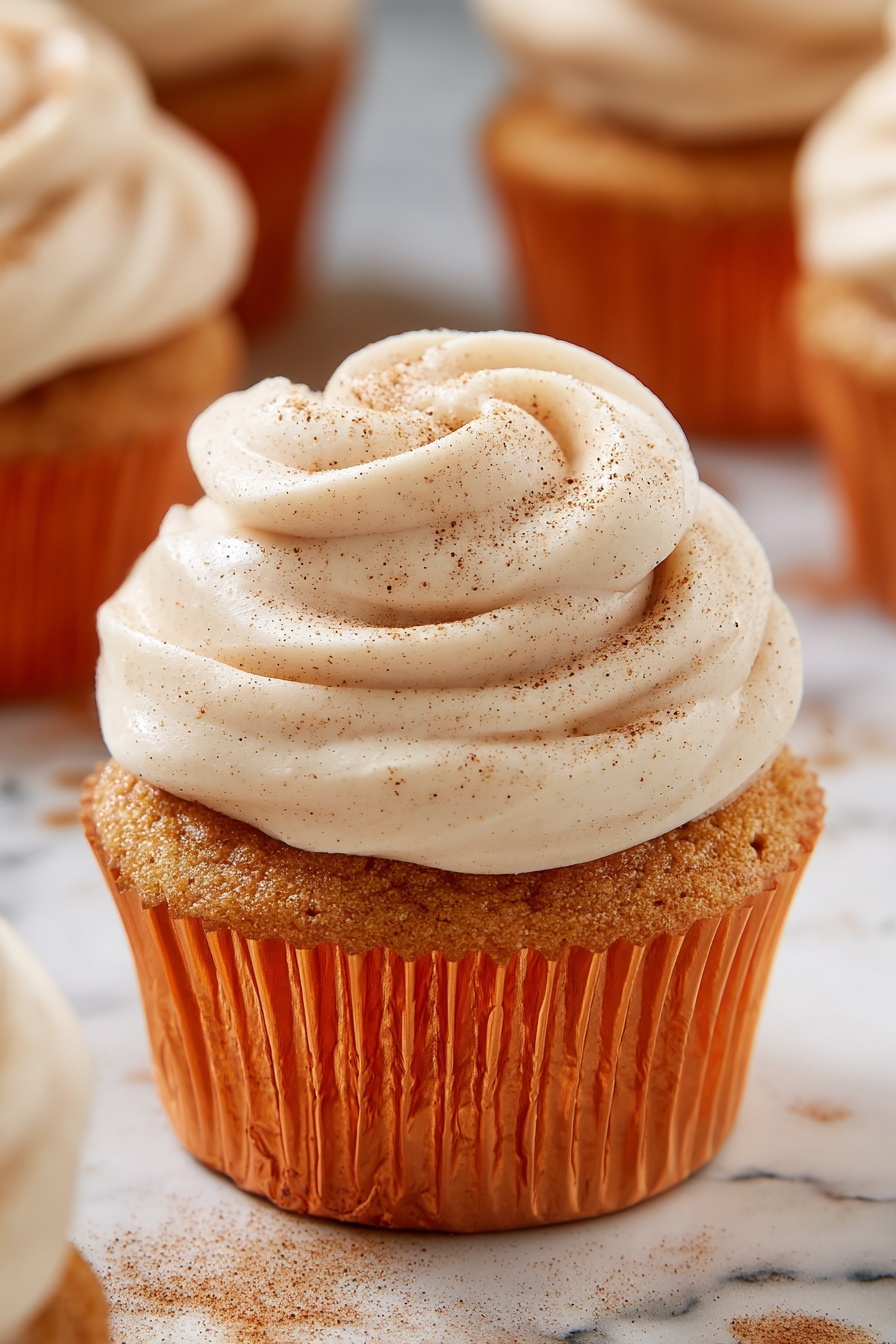 Pumpkin Spice Cupcake Recipe - Serving