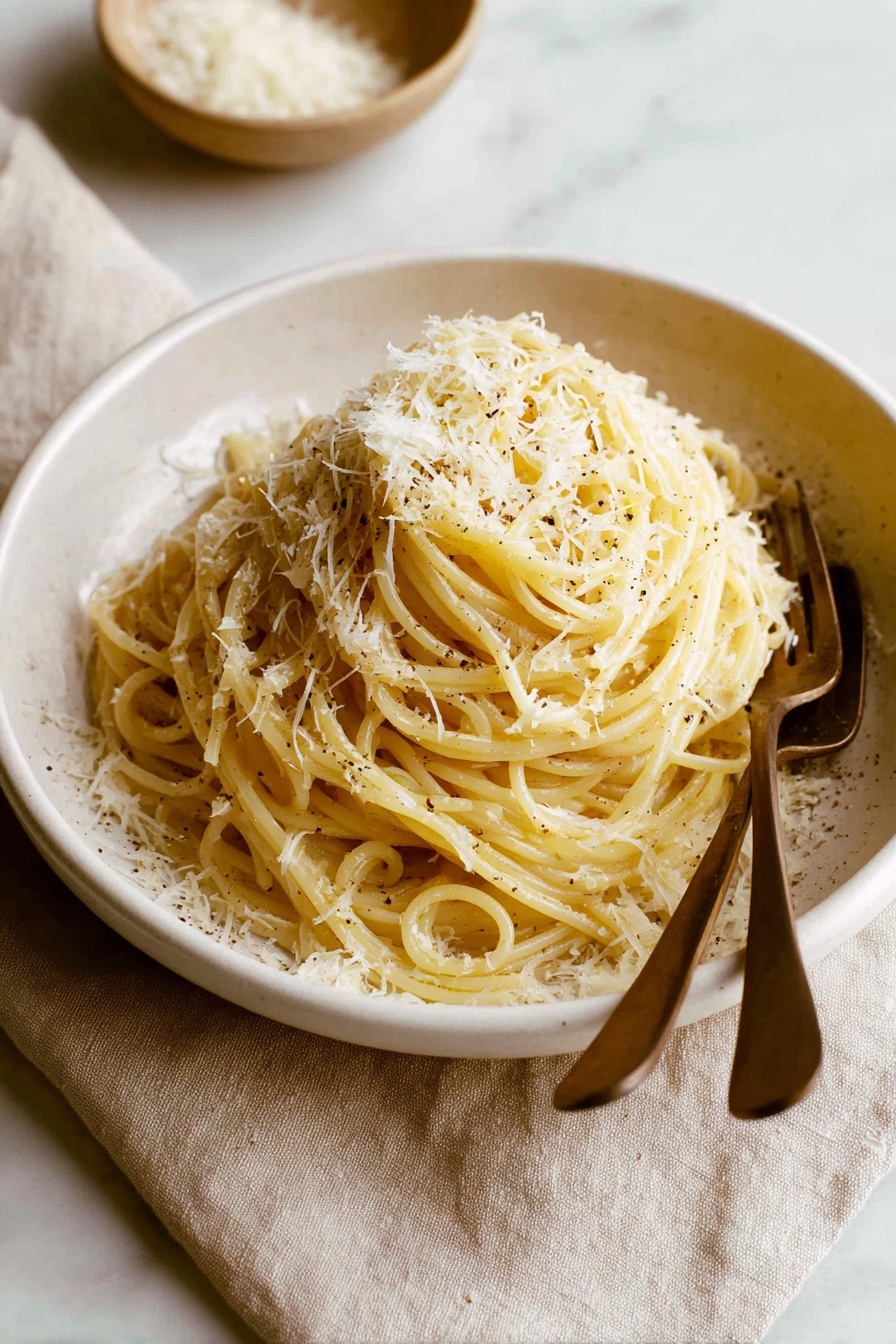 Easy Cacio e Pepe Pasta Recipe - Serving