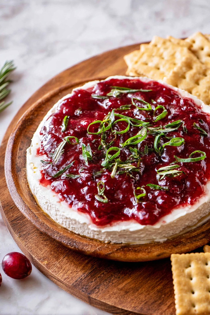 Cranberry Jalapeño Dip Recipe - Serving
