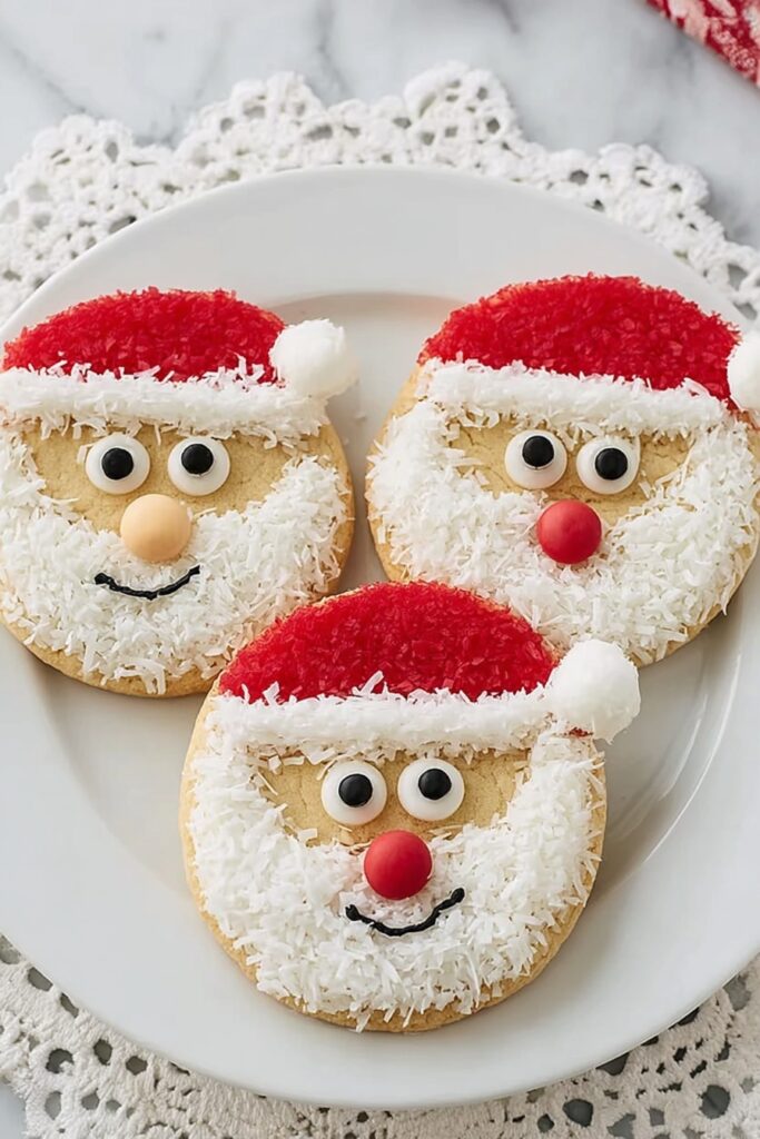 Santa Sugar Cookies Recipe