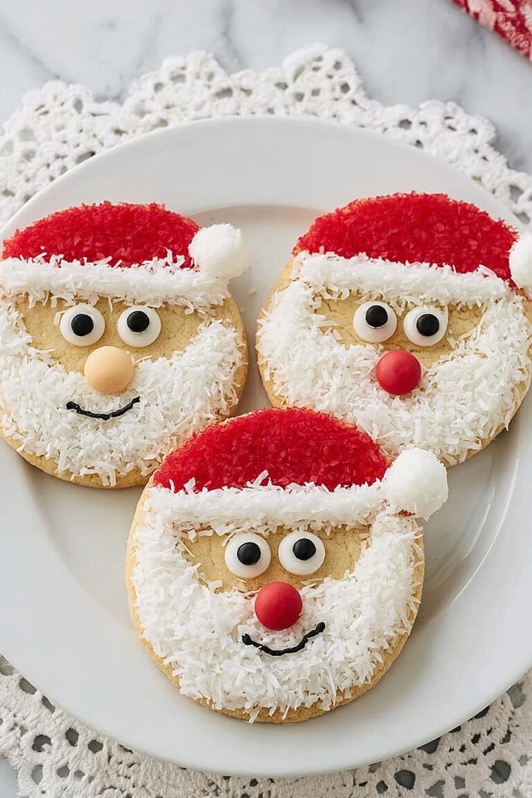 Santa Sugar Cookies Recipe