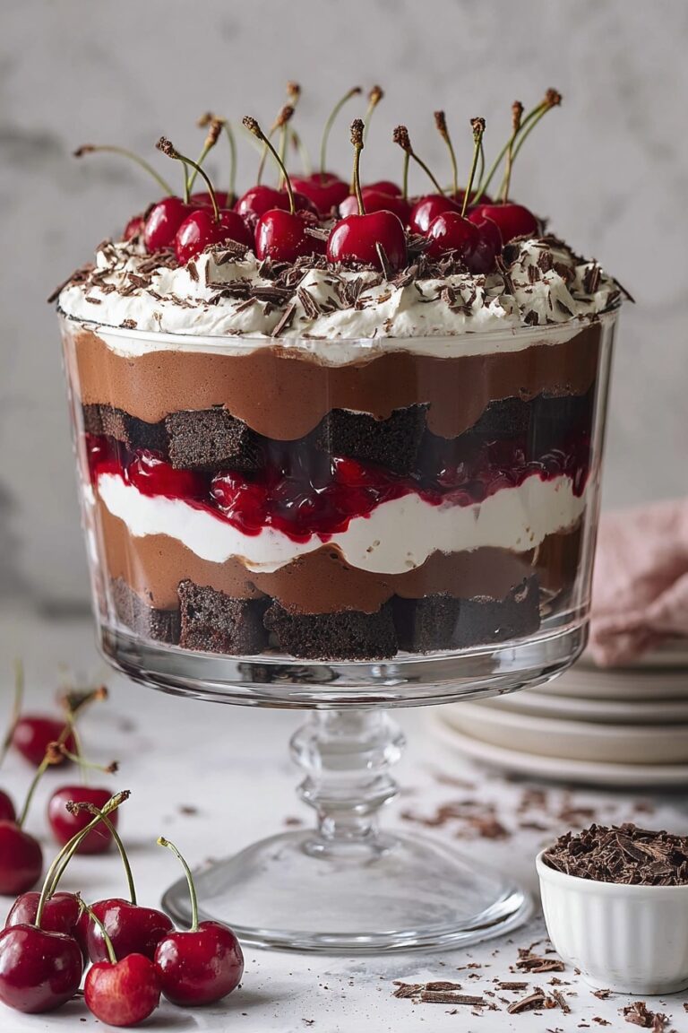 Black Forest Cherry Trifle Recipe