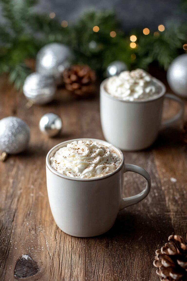 Eggnog Latte with Espresso and Nutmeg Recipe