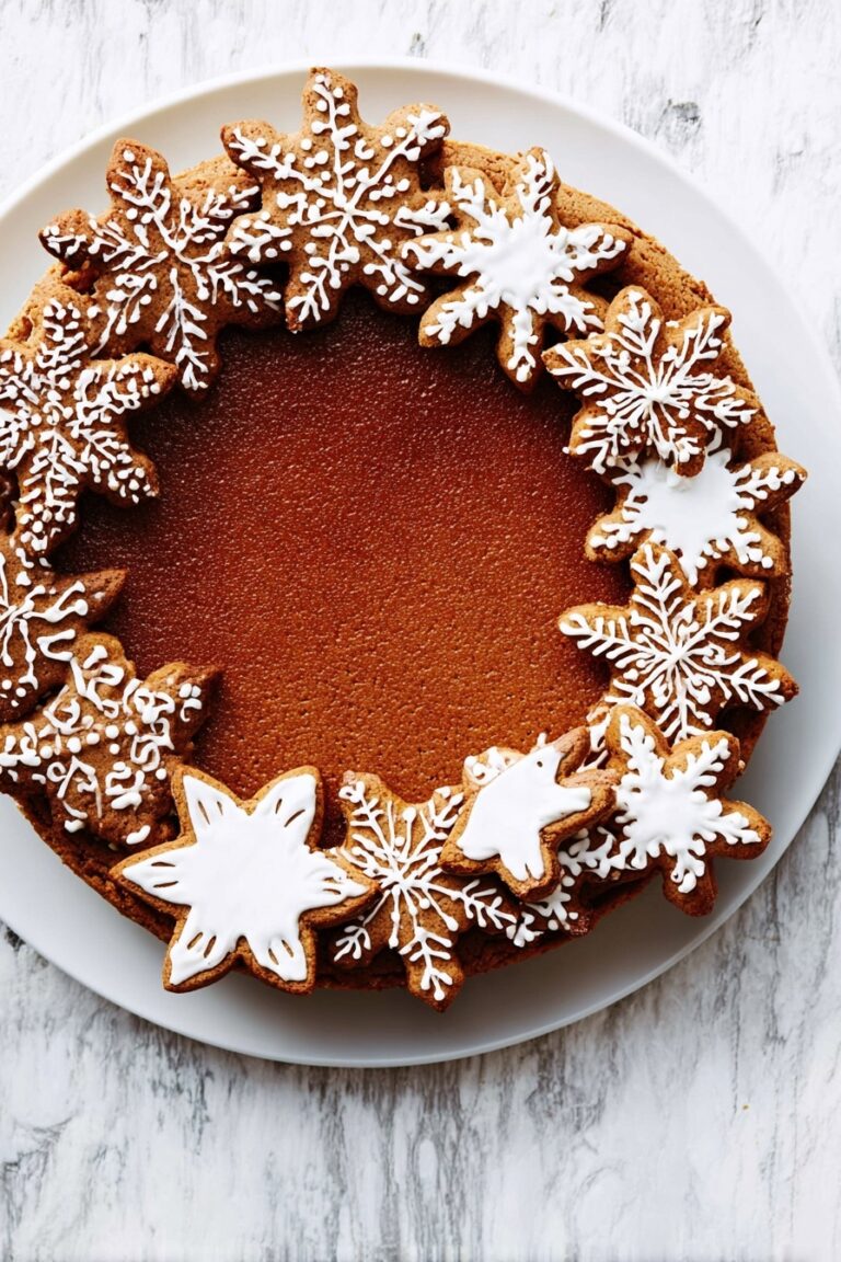 Chocolate Gingerbread Caramel Pie Recipe