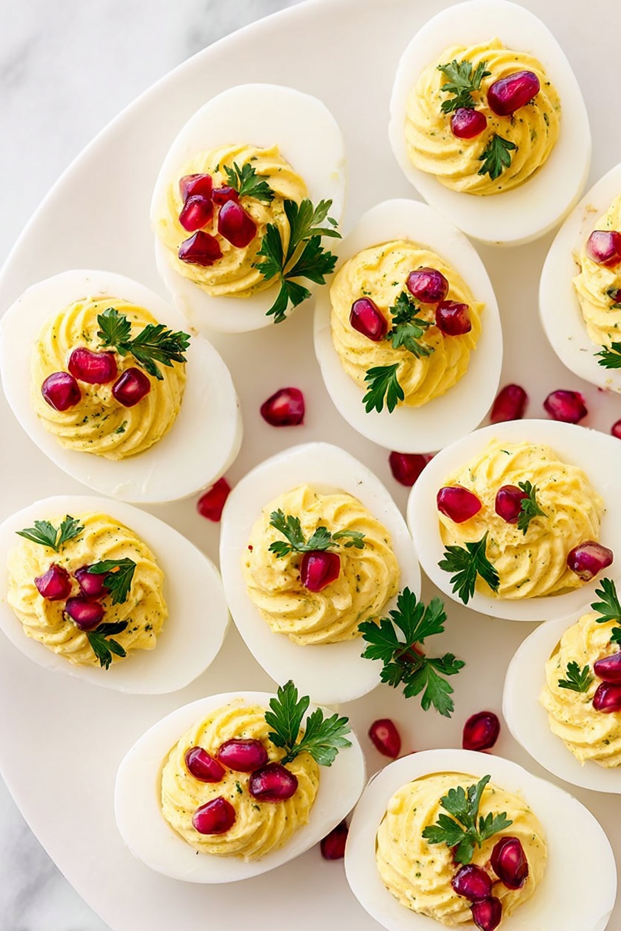 Christmas Deviled Eggs Recipe