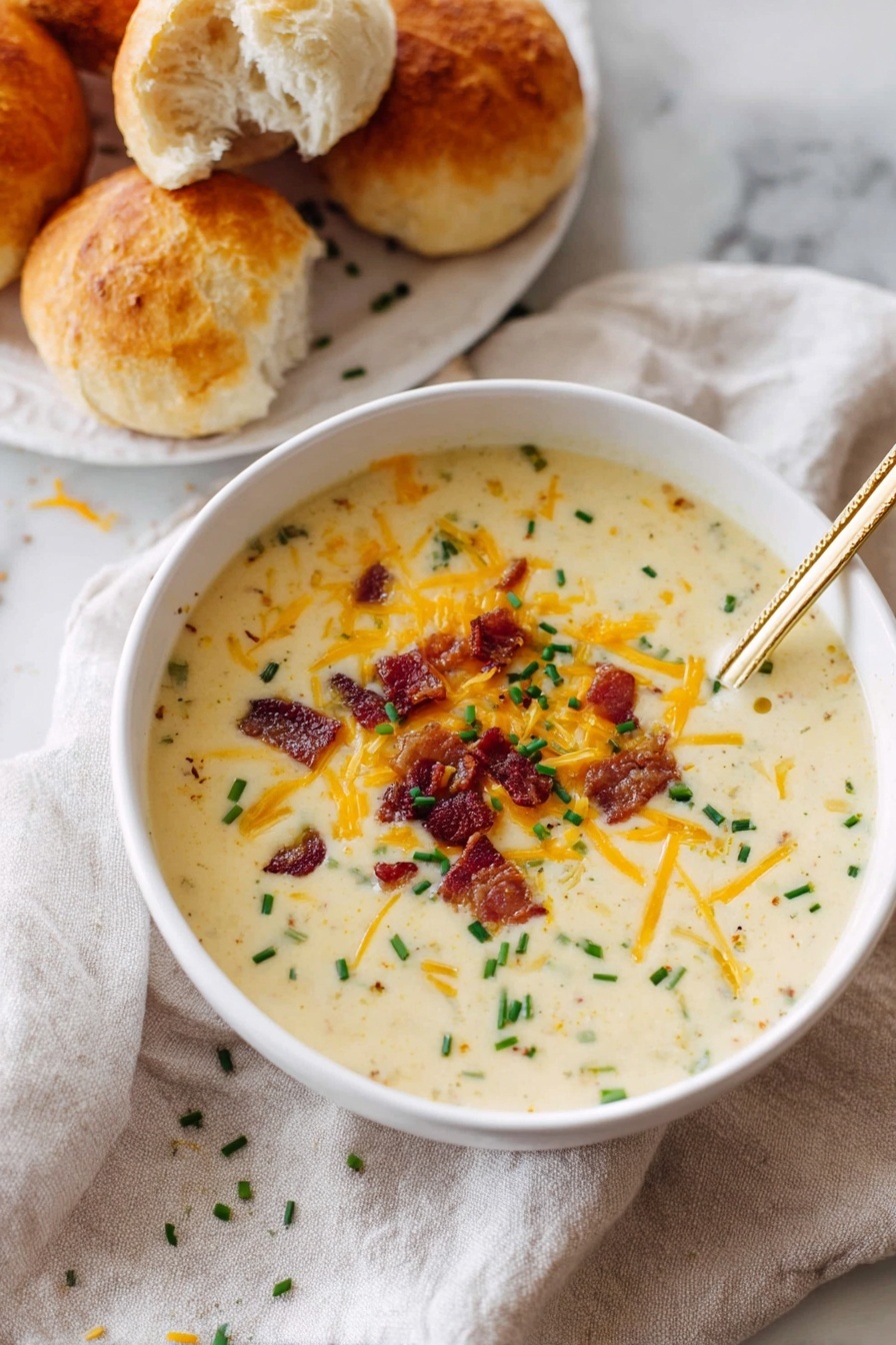 Creamy Potato Soup Recipe - Serving