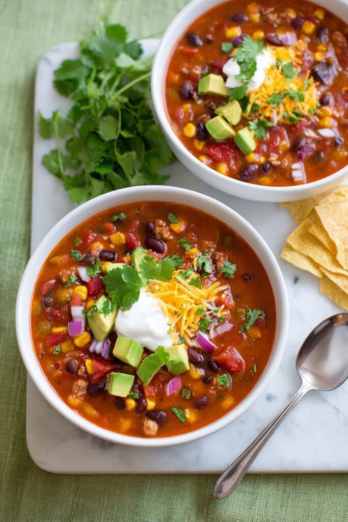 Hearty Taco Soup Recipe