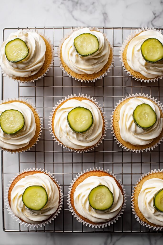 Pickle Cake Cupcakes Recipe