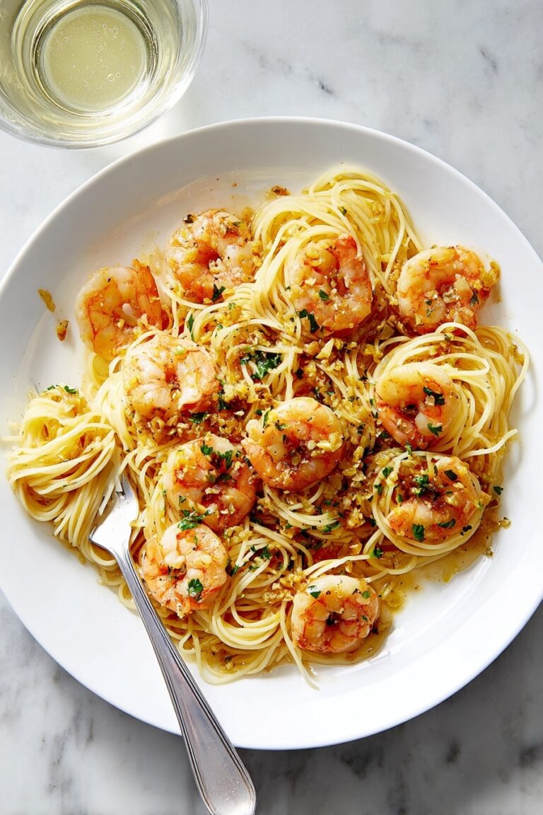 Garlic Shrimp Scampi with Lemon and Breadcrumbs Recipe