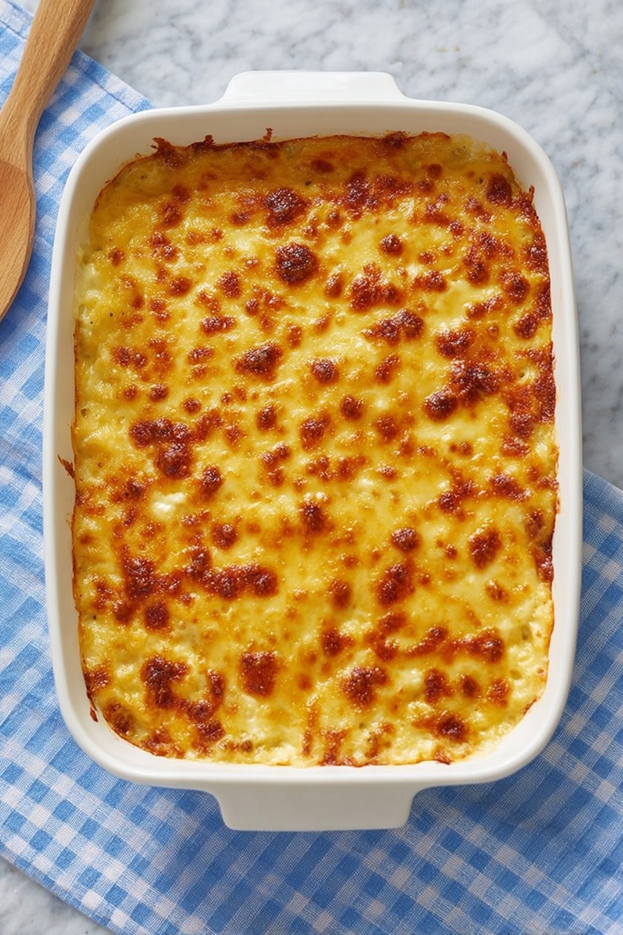 creamy baked macaroni and cheese Recipe - Serving