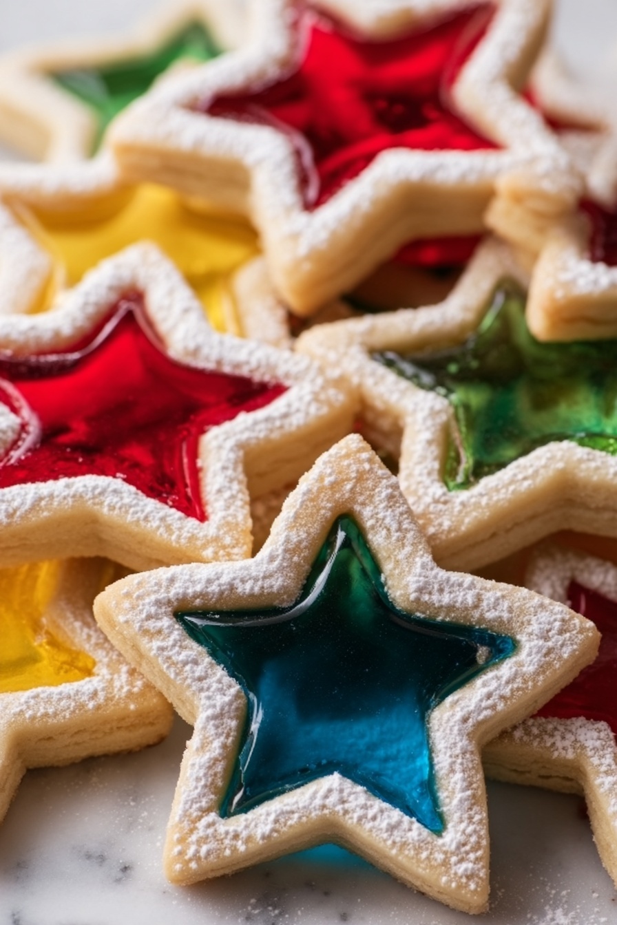 Stained Glass Cookie Recipe - Serving
