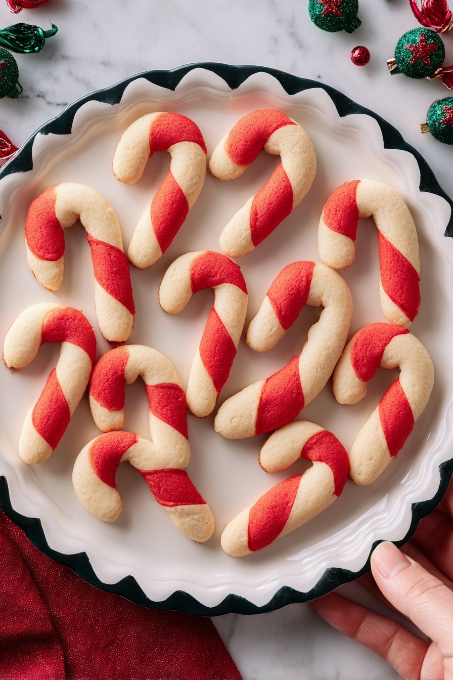 Candy Cane Cookie Recipe - Serving