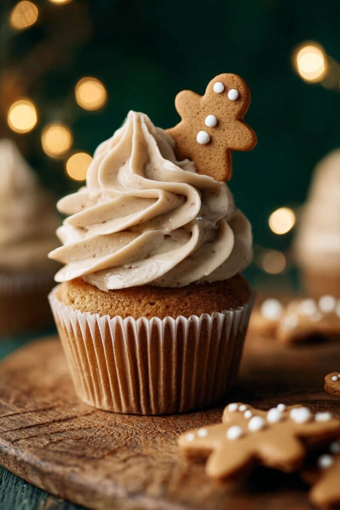 Christmas Gingerbread Cupcakes Recipe