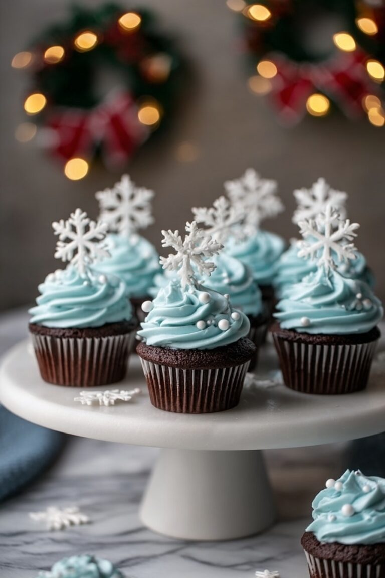 Winter Wonderland Chocolate Cupcakes Recipe