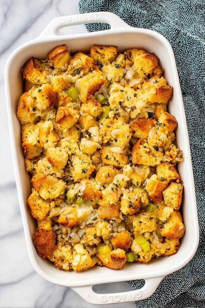 Homemade Stuffing Recipe with Toasted Bread Recipe