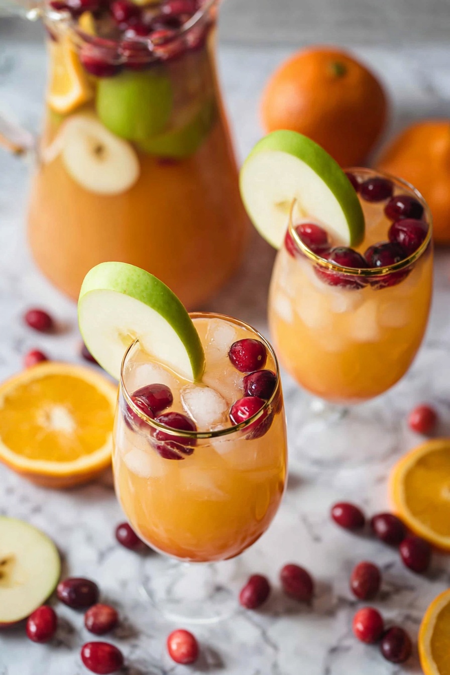 Virgin Cranberry Sangria Recipe